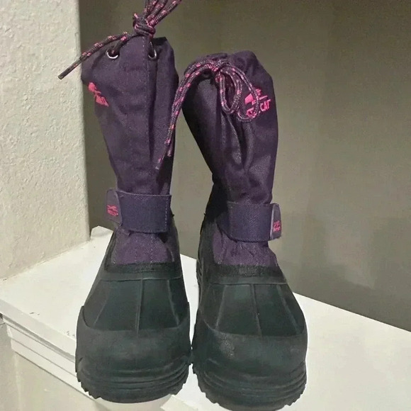 Arctic Cat Purple Snow Boots Youth Size 1 - Picture 6 of 10